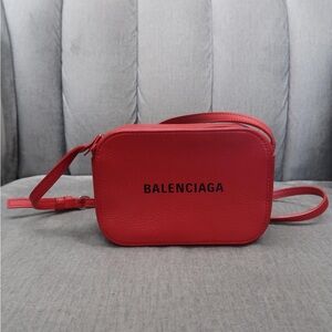 Balenciaga Vibrant Red Crossbody Bag